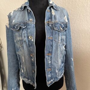 Zara Blue Denim Jacket